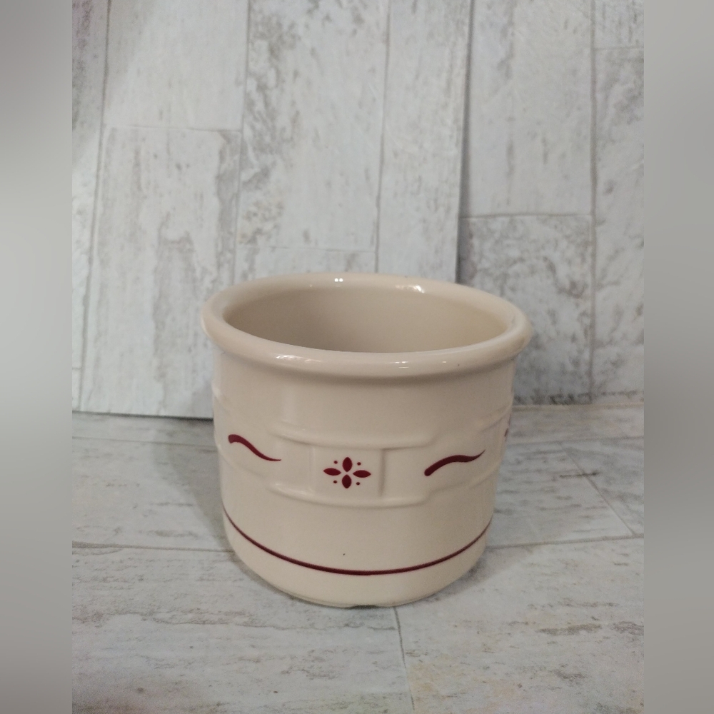 Very nice Longaberger pottery bowl/candle holder Excellent